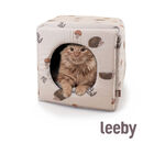 Leeby Cama com Estampado de Ouriços para gatos, , large image number null